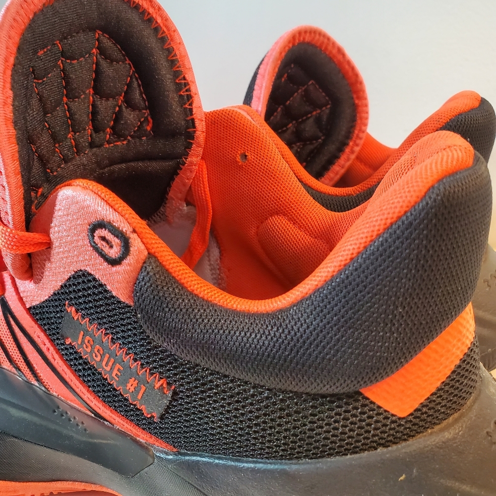 Adidas D.O.N Issue 1 Donovan Mitchell Spider Stamp Solar Red Orange Black Size 9 - Picture 12 of 16
